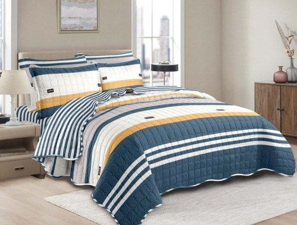 SET COBERTOR DE VERANO 7PCS 2PLAZAS (FARDOX24UND)