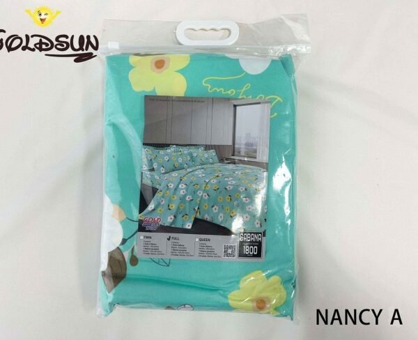 SET DE SÁBANAS 4PCS C/ DISEÑO 1800 HILOS (FARDOX30UND)