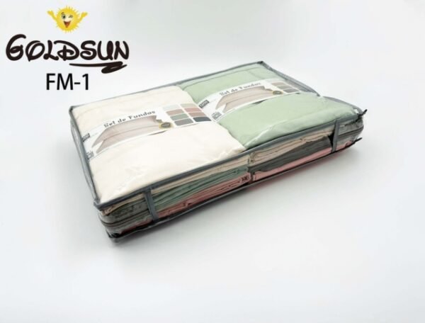 FUNDAS DE ALMOHADA DE ALGODÓN PREMIUM (CAJAX24PAQ.)