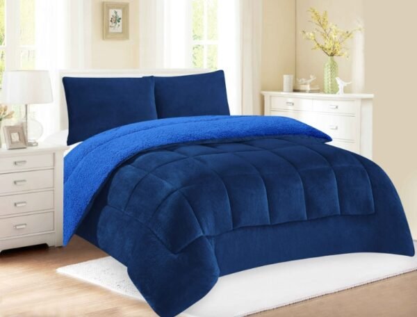 COBERTOR ACOLCHADO PIEL DE ANGEL C/ CARNERO 3PCS KING (FARDOX20UND)
