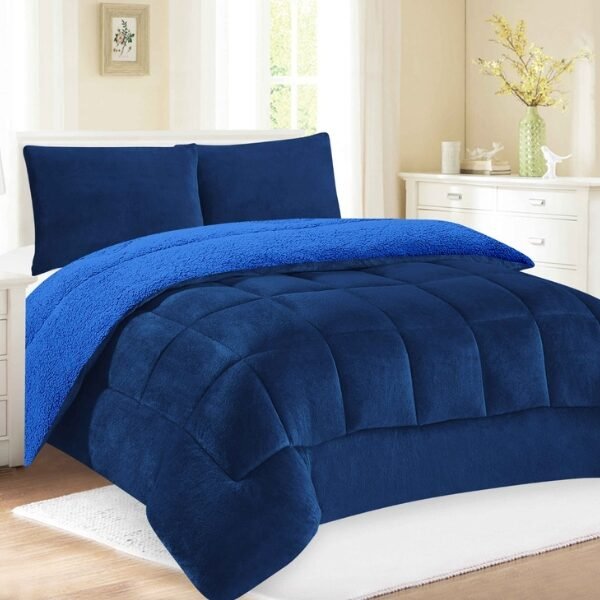 COBERTOR ACOLCHADO PIEL DE ANGEL C/ CARNERO 3PCS KING (FARDOX20UND)