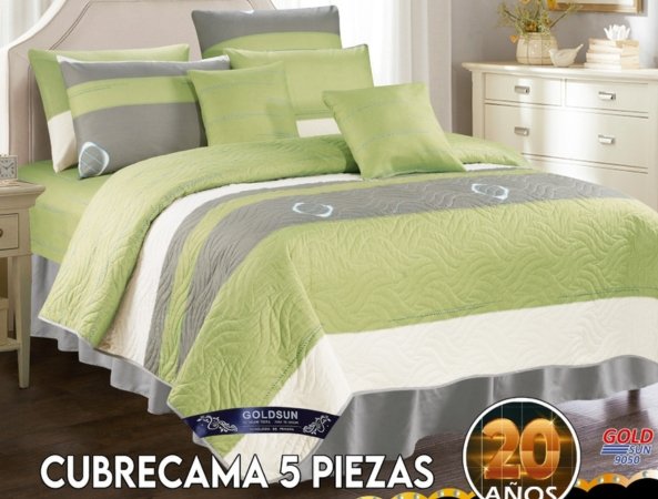 SET DE COBERTOR VERANO 5PCS JUVENIL 1.5 PLZ (FARDOX40UND)