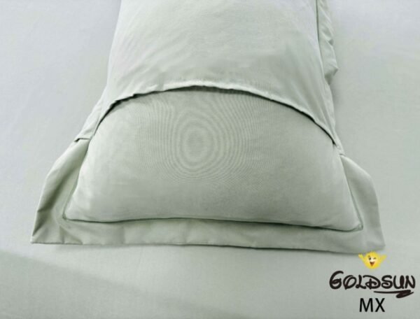 SET DE SÁBANAS 4PCS COLOR ENTERO BORDADAS (FARDOX30UND)