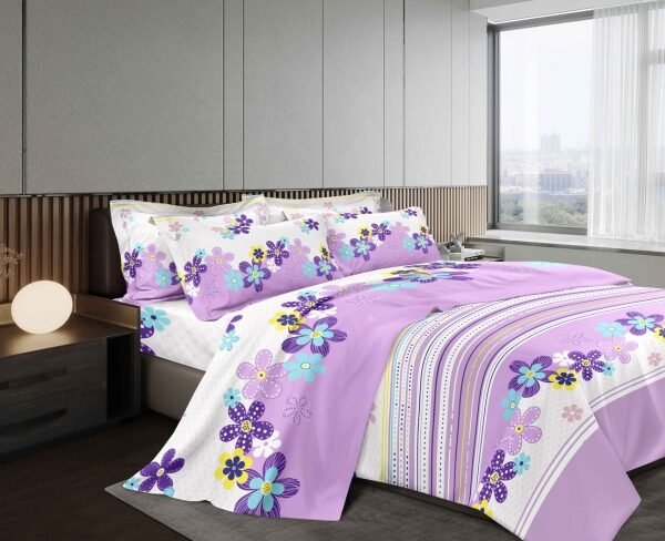 SET DE SÁBANAS 4PCS C/ DISEÑO 1800 HILOS (FARDOX30UND)