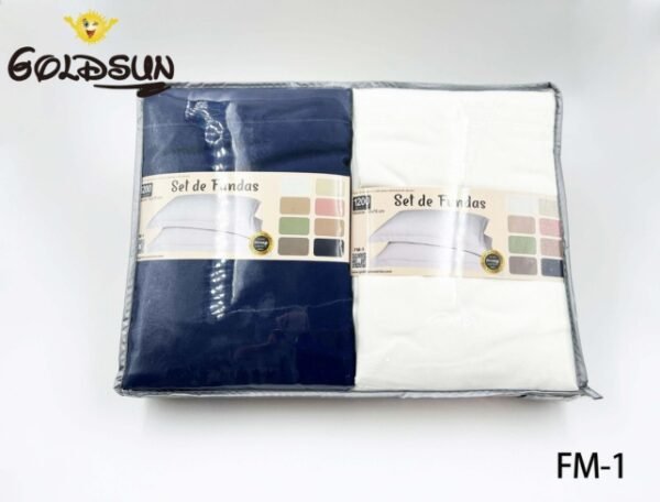 FUNDAS DE ALMOHADA DE ALGODÓN PREMIUM (CAJAX24PAQ.)