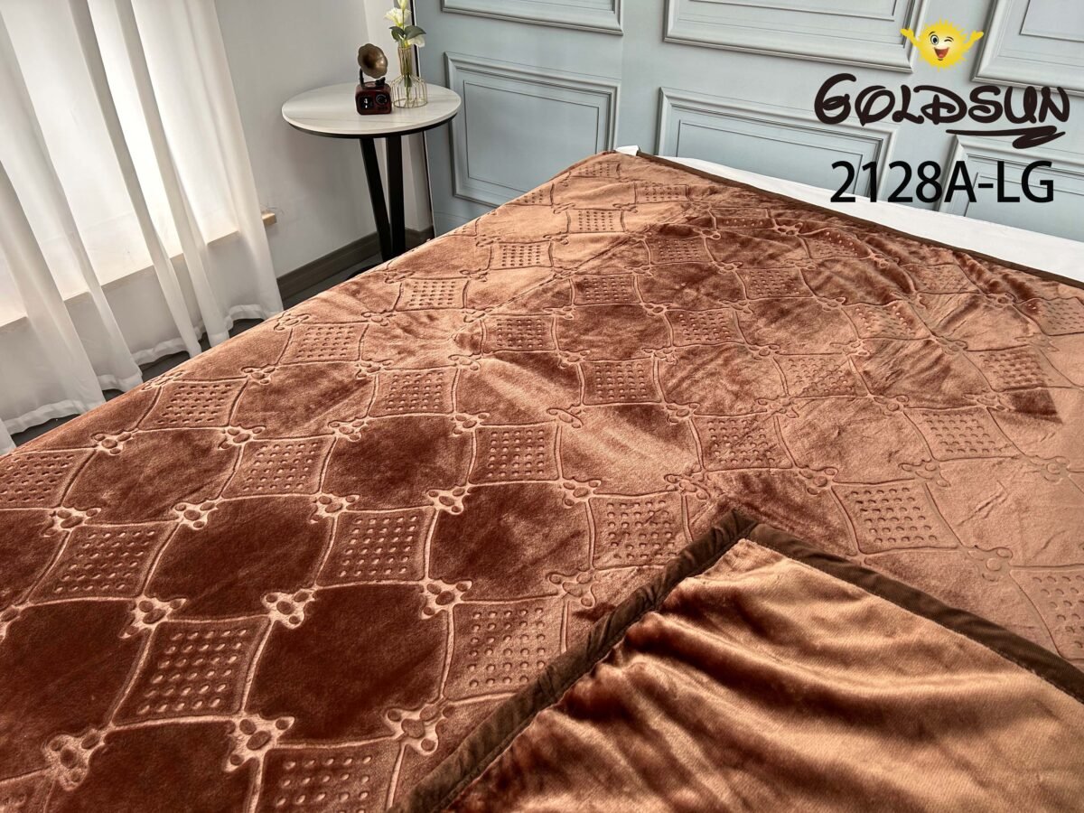 2128A - LG / FRAZADA DE TERCIOPELO 1 PAÑO 4 KG (FARDO X 26 UNDS)