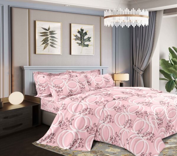 NANCY - A3 / SET DE SÁBANAS 4 PIEZAS ESTAMPADA QUEEN (FARDO X 30 UNDS)