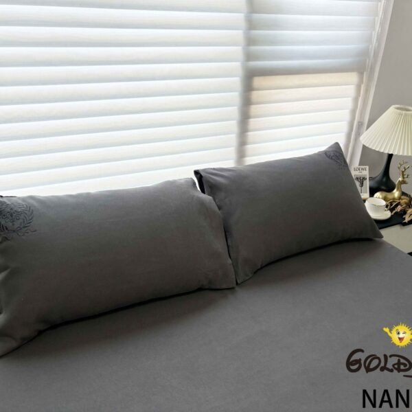 NANCY(2E) / SET DE SABANAS 4 PIEZAS COLOR ENTERO 2 PLAZAS (CAJA X 42 UNDS)