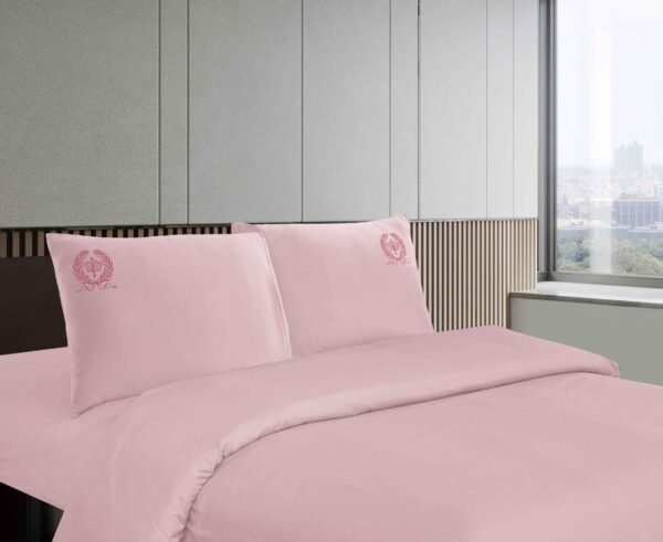 NANCY(2E) / SET DE SABANAS 4 PIEZAS COLOR ENTERO 2 PLAZAS (CAJA X 42 UNDS)