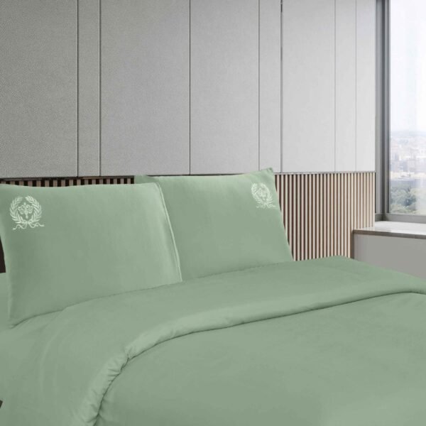 NANCY(2E) / SET DE SABANAS 4 PIEZAS COLOR ENTERO 2 PLAZAS (CAJA X 42 UNDS)