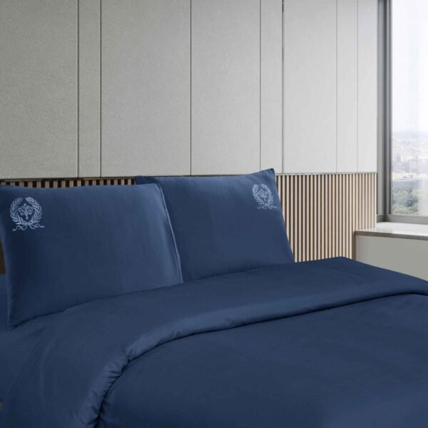 NANCY(2E) / SET DE SABANAS 4 PIEZAS COLOR ENTERO 2 PLAZAS (CAJA X 42 UNDS)