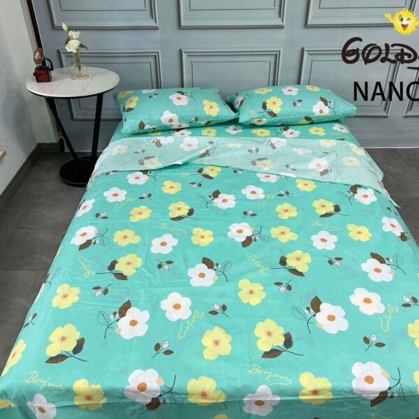 NANCY - A3 / SET DE SÁBANAS 4 PIEZAS ESTAMPADA QUEEN (FARDO X 30 UNDS)
