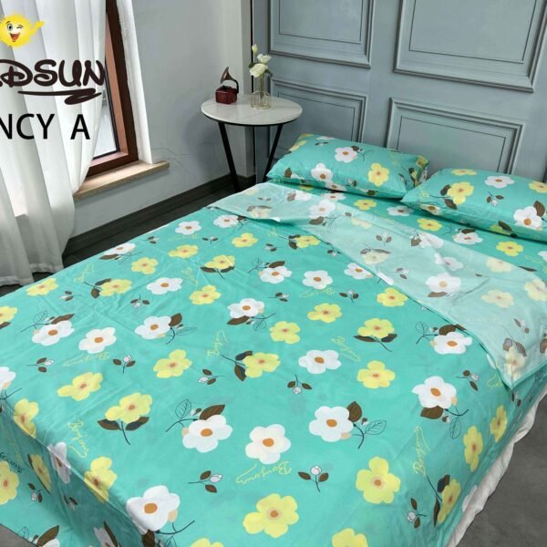 NANCY - A3 / SET DE SÁBANAS 4 PIEZAS ESTAMPADA QUEEN (FARDO X 30 UNDS)