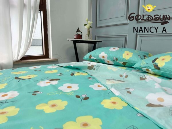NANCY - A3 / SET DE SÁBANAS 4 PIEZAS ESTAMPADA QUEEN (FARDO X 30 UNDS)