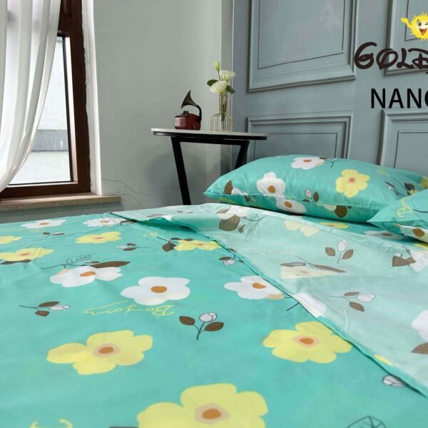 NANCY - A3 / SET DE SÁBANAS 4 PIEZAS ESTAMPADA QUEEN (FARDO X 30 UNDS)