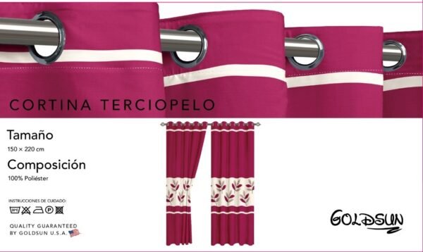 COR - P / CORTINAS CON TOOL PARA VENTANA CON ARGOLLA (CAJA X 24 UNDS)