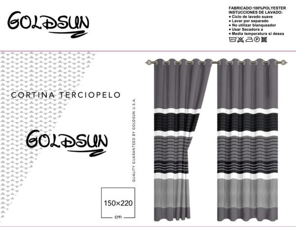 COR - P / CORTINAS CON TOOL PARA VENTANA CON ARGOLLA (CAJA X 24 UNDS)