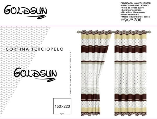COR - P / CORTINAS CON TOOL PARA VENTANA CON ARGOLLA (CAJA X 24 UNDS)