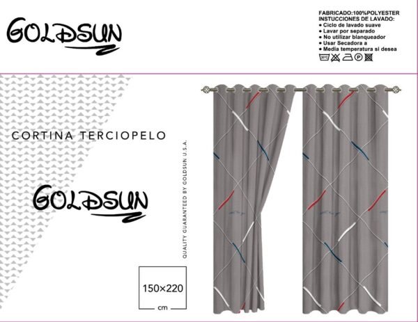 COR - P / CORTINAS CON TOOL PARA VENTANA CON ARGOLLA (CAJA X 24 UNDS)