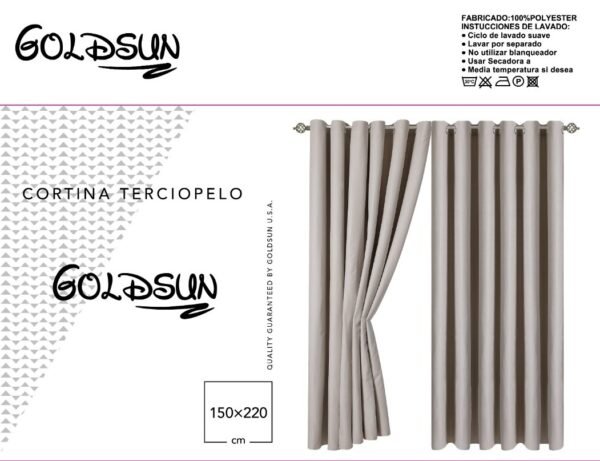 COR - P / CORTINAS CON TOOL PARA VENTANA CON ARGOLLA (CAJA X 24 UNDS)