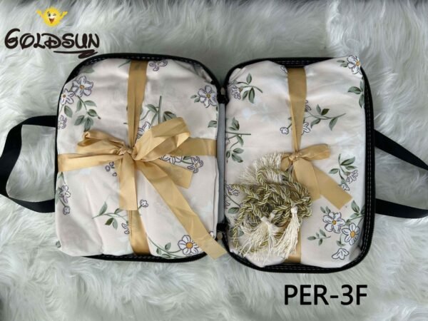 PER - 3FB / SET EDREDON DE VERANO 7 PIEZAS CON CORTINA (FARDO X 12 UNDS)