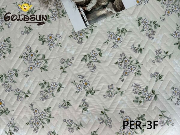 PER - 3FB / SET EDREDON DE VERANO 7 PIEZAS CON CORTINA (FARDO X 12 UNDS)
