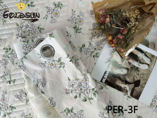 PER - 3FB / SET EDREDON DE VERANO 7 PIEZAS CON CORTINA (FARDO X 12 UNDS)