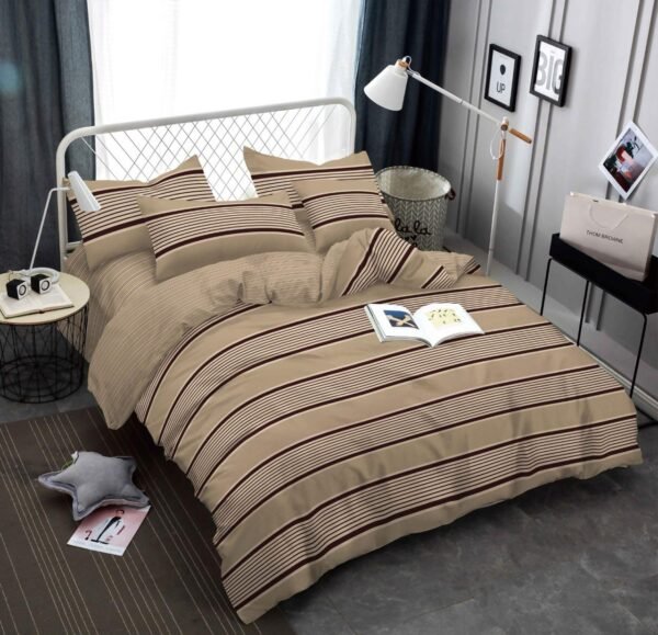 4118A - 23B / COBERTOR TELA CON TELA ACOLCHADO 5 PIEZAS PREMIUM (FARDO X 16 UNDS)