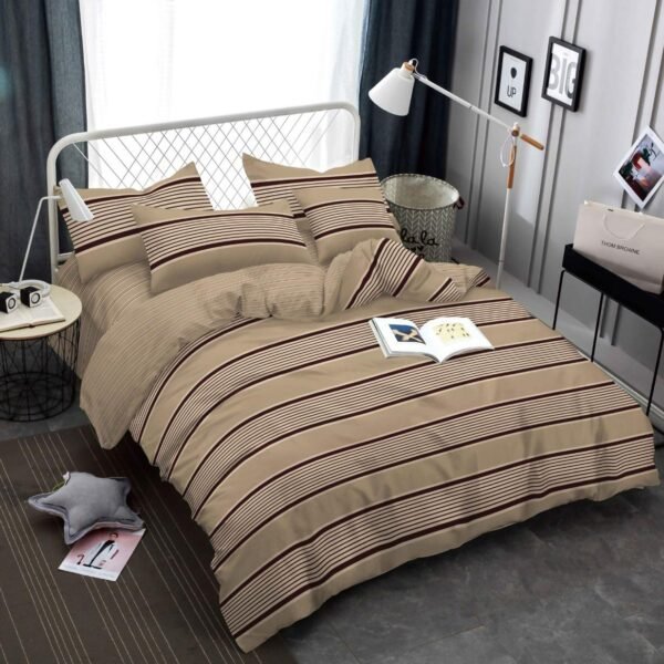 4118A - 23B / COBERTOR TELA CON TELA ACOLCHADO 5 PIEZAS PREMIUM (FARDO X 16 UNDS)