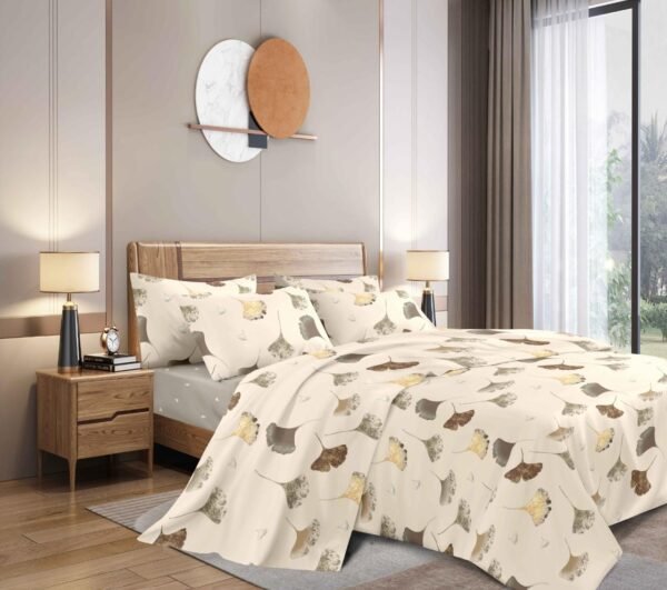 4118A - 23B / COBERTOR TELA CON TELA ACOLCHADO 5 PIEZAS PREMIUM (FARDO X 16 UNDS)