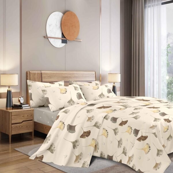 4118A - 23B / COBERTOR TELA CON TELA ACOLCHADO 5 PIEZAS PREMIUM (FARDO X 16 UNDS)
