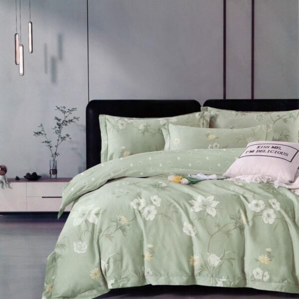 4118A - 23B / COBERTOR TELA CON TELA ACOLCHADO 5 PIEZAS PREMIUM (FARDO X 16 UNDS)