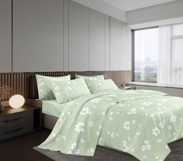 4118A - 23B / COBERTOR TELA CON TELA ACOLCHADO 5 PIEZAS PREMIUM (FARDO X 16 UNDS)