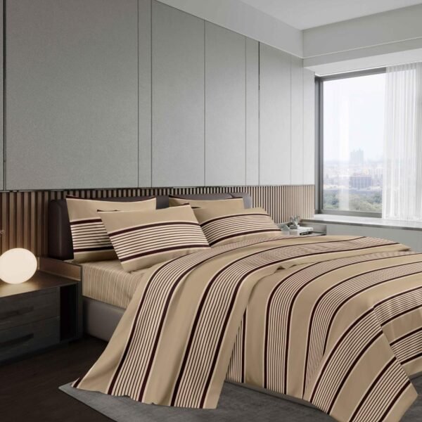4118A - 23B / COBERTOR TELA CON TELA ACOLCHADO 5 PIEZAS PREMIUM (FARDO X 16 UNDS)