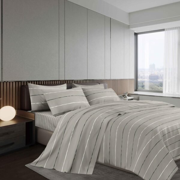 4118A - 23B / COBERTOR TELA CON TELA ACOLCHADO 5 PIEZAS PREMIUM (FARDO X 16 UNDS)