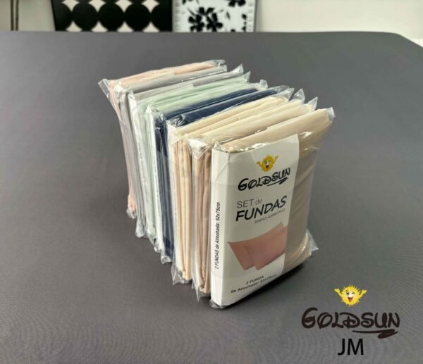 JM - 1P / SET DE FUNDAS DE ALMOHADA / (CAJA X 16 DOC)