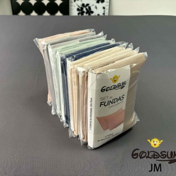 JM - 1P / SET DE FUNDAS DE ALMOHADA / (CAJA X 16 DOC)