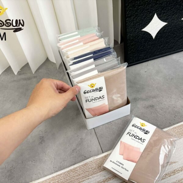 JM - 1P / SET DE FUNDAS DE ALMOHADA / (CAJA X 16 DOC)