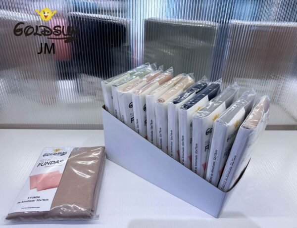 JM - 1P / SET DE FUNDAS DE ALMOHADA / (CAJA X 16 DOC)