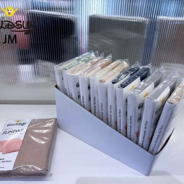 JM - 1P / SET DE FUNDAS DE ALMOHADA / (CAJA X 16 DOC)