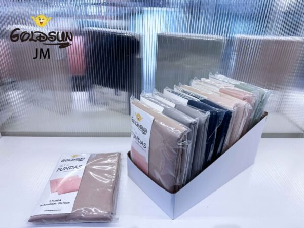 JM - 1P / SET DE FUNDAS DE ALMOHADA / (CAJA X 16 DOC)