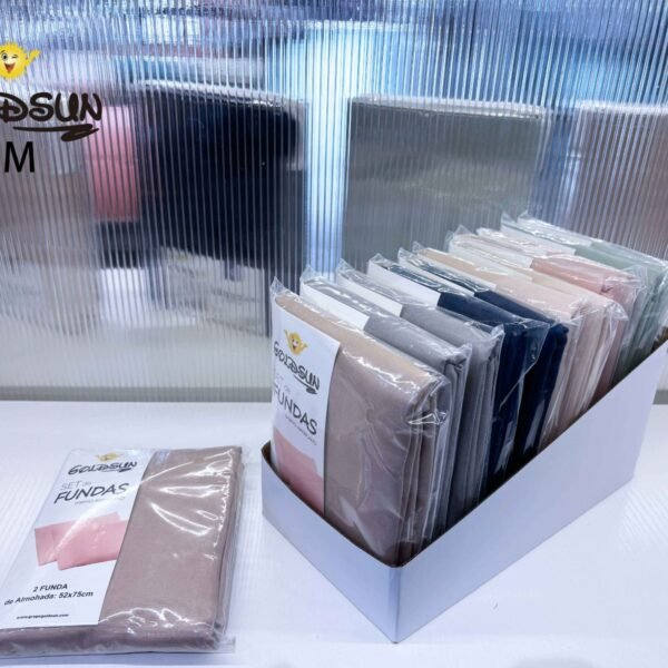 JM - 1P / SET DE FUNDAS DE ALMOHADA / (CAJA X 16 DOC)