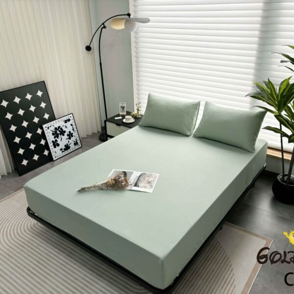 CM - 2 - 3 / SET DE SÁBANAS 3 PIEZAS COLOR ENTERO / (CAJA X 48 UNDS)