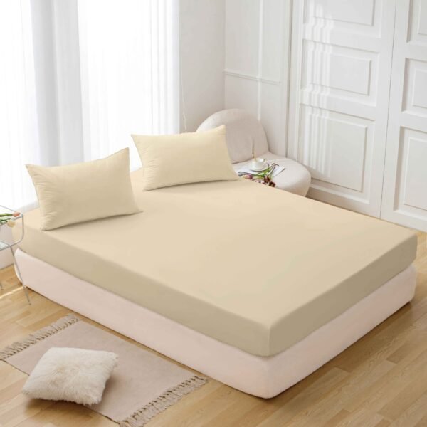 CM - 2 - 3 / SET DE SÁBANAS 3 PIEZAS COLOR ENTERO / (CAJA X 48 UNDS)