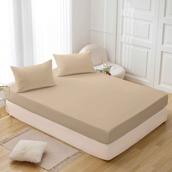 CM - 2 - 3 / SET DE SÁBANAS 3 PIEZAS COLOR ENTERO / (CAJA X 48 UNDS)