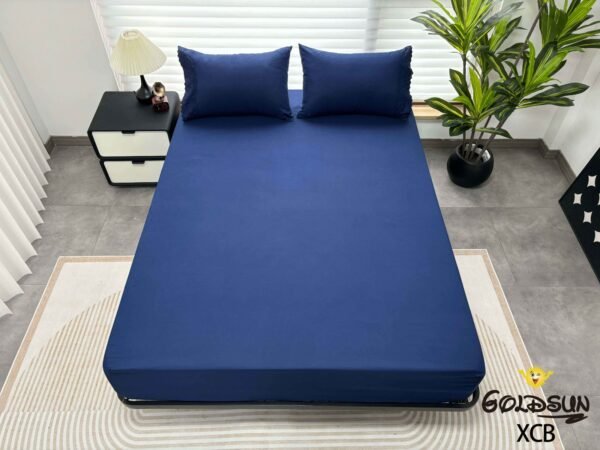 XCB - 2 / SET DE SÁBANAS 4 PIEZAS C.E. CON BORDADO INGLES / (CAJA X 48 UNDS)