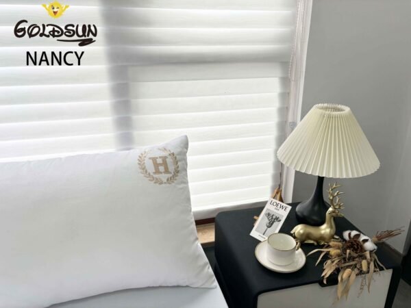 NANCY(2H) / SET DE SÁBANAS 4 PIEZAS COLOR ENTERO MODELO HOTELERA / (CAJA X 42 UNDS)