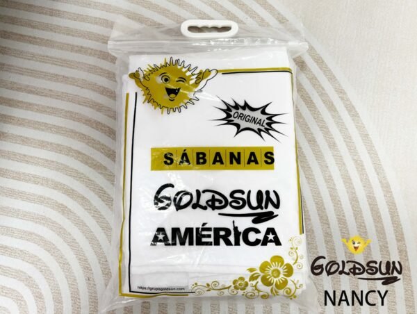 NANCY(2BLA) / SET DE SÁBANAS 4 PIEZAS COLOR ENTERO BLANCAS / (CAJA X 42 UNDS)