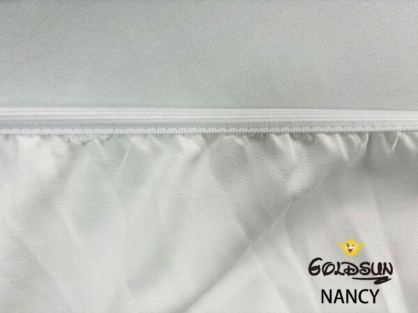 NANCY(2BLA) / SET DE SÁBANAS 4 PIEZAS COLOR ENTERO BLANCAS / (CAJA X 42 UNDS)