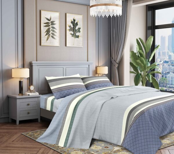 MW(1/2/3/6) / SET DE SÁBANAS DE ALGODÓN PREMIUM AMERICANA (CAJA X 24 UNDS)